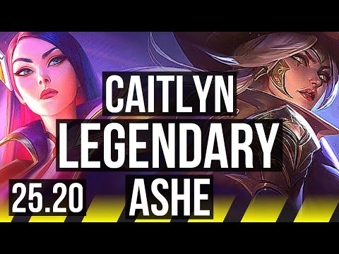 CAITLYN & Nami vs ASHE & Lulu (ADC) | Legendary | EUW Diamond | 25.20