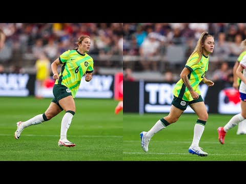 ⚡ Alana Murphy & Laini Freier's debut is our CUPRA Electric Moment of the Match from #USAvAUS ⚡