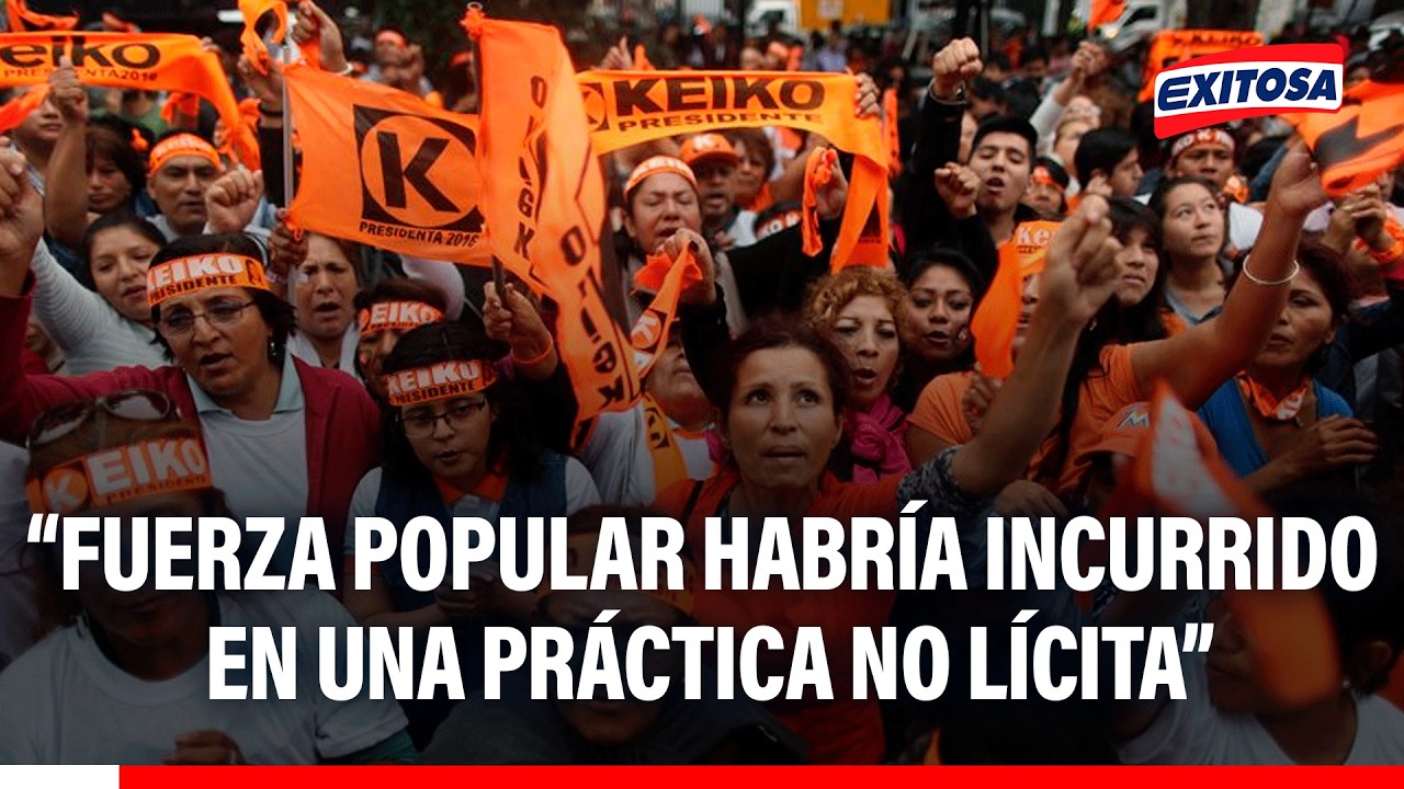 🔴🔵Fuerza Popular habría incurrido en una práctica no acorde a normas de gasto, señala Enzo Elguera