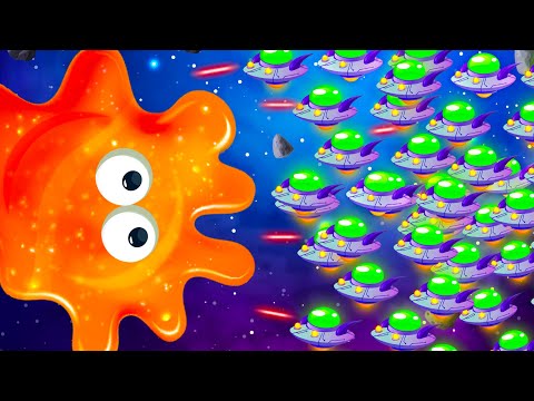 GIANT GOO vs UFOs in SPACE - Tasty Planet Part 6 | Pungence
