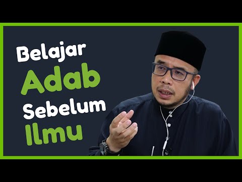 Dr MAZA - Belajar Adab Sebelum Belajar Ilmu