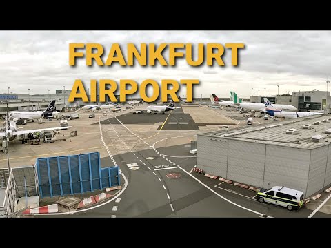 AEROPORTO Internacional de FRANKFURT Am Main, Alemanha, Sky Line Train entre o Terminal 1 e o Terminal 2