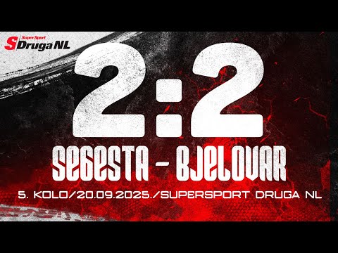 SAŽETAK | HNK SEGESTA - NK BJELOVAR 2:2 (SuperSport Druga NL, 5. kolo, 2025/26)