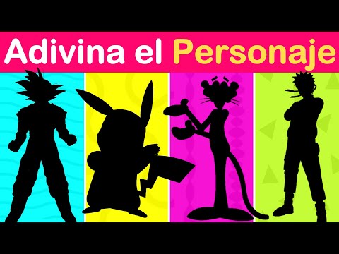 Adivina 100 Personajes de Caricaturas por su Sombra o Silueta / Control Trivia - Quiz