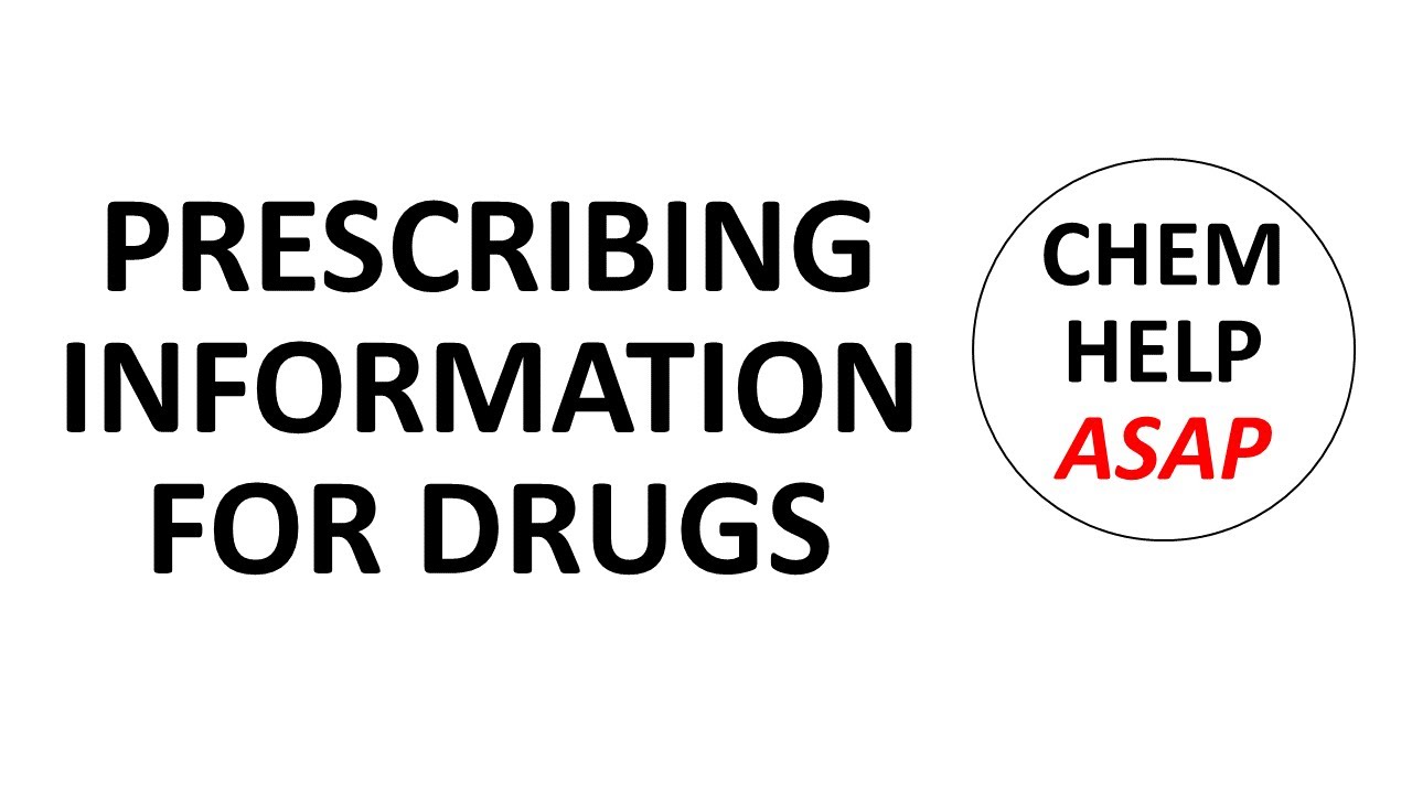 prescribing information for drugs