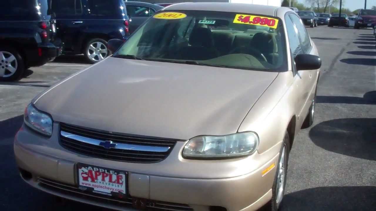 2002 Chevy Malibu video walk-around at Apple Chevrolet.