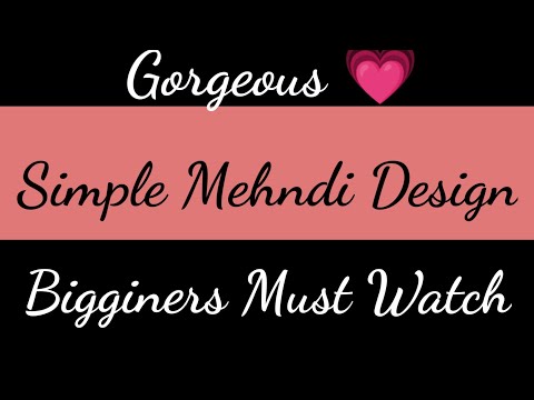 simple mehndi design||easy mehndi design||latest mehndi design|Simrah Mehndi Designs