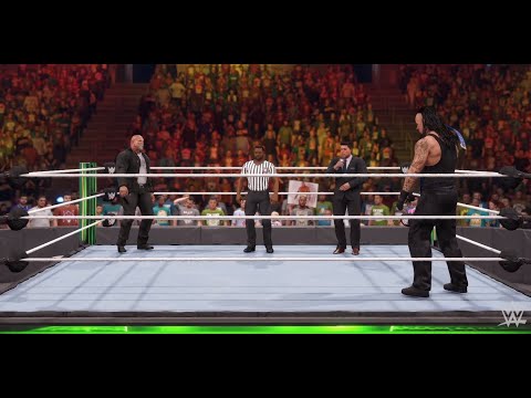 WWE 2K22 Goldberg vs Undertaker universal championship