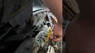 How to get a stuck hood open Ford Fiesta Fusion Focus broken hood latch cable