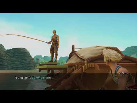 Let's Play Final Fantasy XII The Zodiac Age - Episode 85 Fishing Sidequest Part 1 Matamune