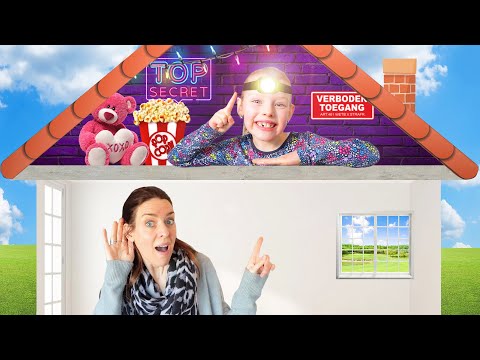 IK BOUW EEN GEHEIME KAMER BOVEN IN ONS HUIS!! * mama zoekt mij * ♥DeZoeteZusjes♥