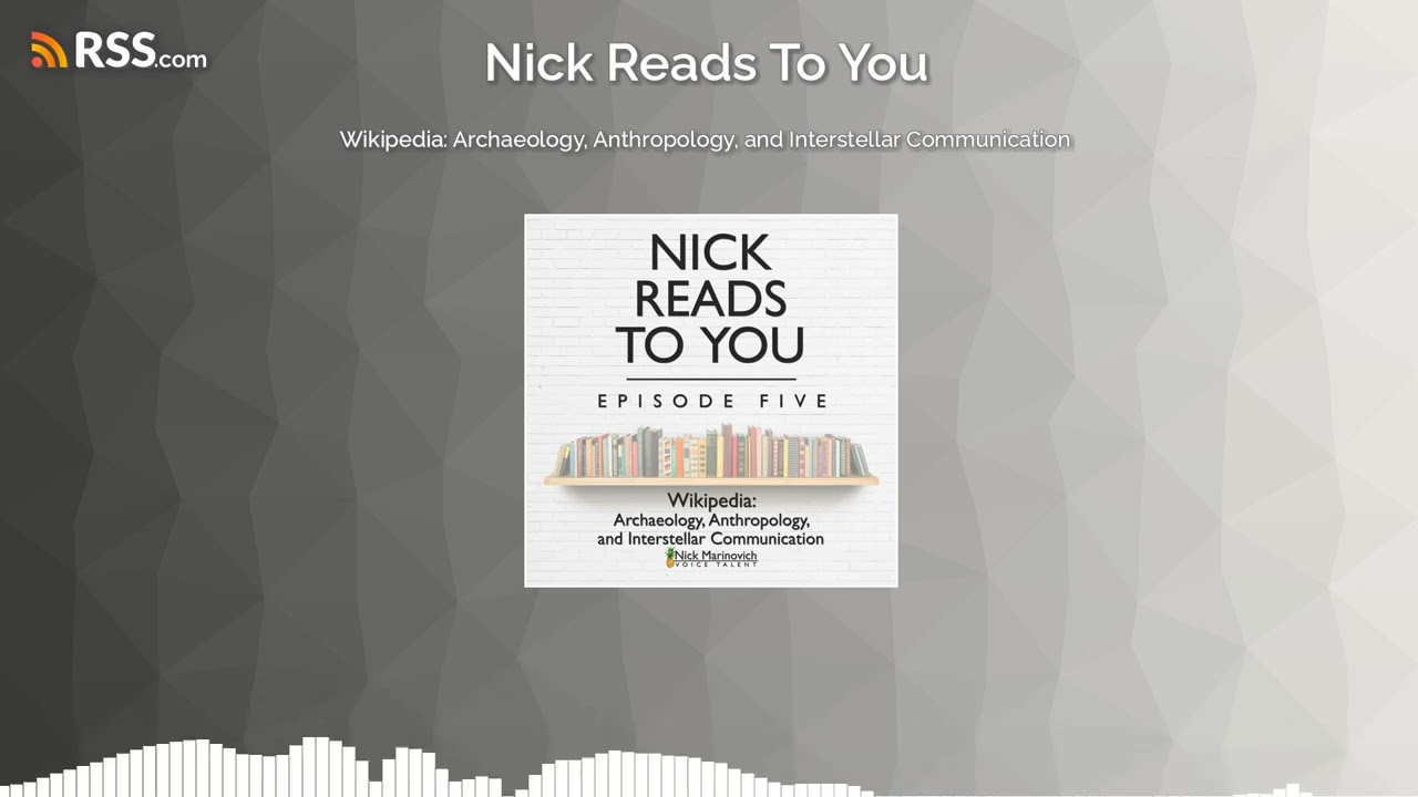 Wikipedia: Archaeology, Anthropology, and Interstellar Communication