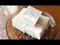 4 Ingredient Coconut Jelly / Coconut Milk Pudding (椰汁榚)| Dim Sum