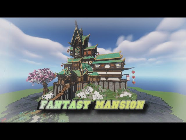 Oriental Fantasy Mansion | Schematic DOWNLOAD Minecraft Map