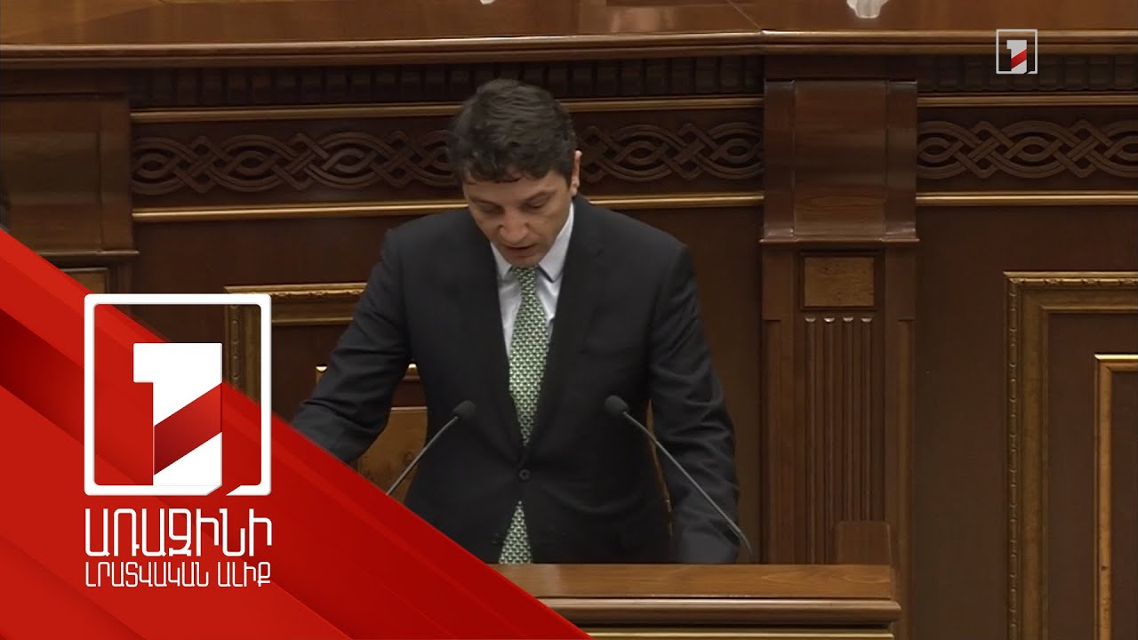 For the first time, budget is being discussed in a time of peace: Vahe Hovhannisyan