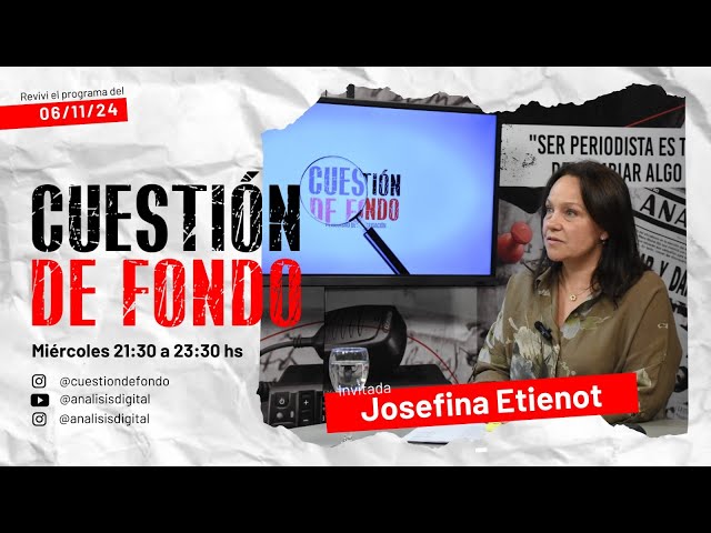 EN VIVO: CUESTIÓN DE FONDO, el programa de Daniel Enz (Canal 9)