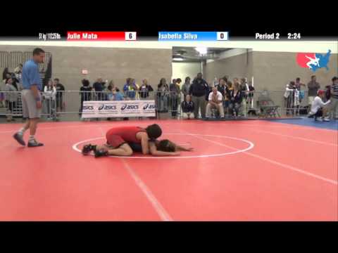 FILA Junior 51 kg / 112.25 lbs. - Julie Mata vs. Isabella Silva