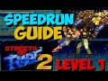 Speedrun Guide Streets Of Rage 2 Level 1 Mania With Walkthrough Commentary