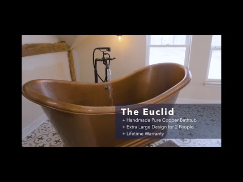 Euclid Copper Bathtub