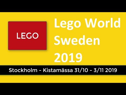 Lego World Sweden Stockholm 2019