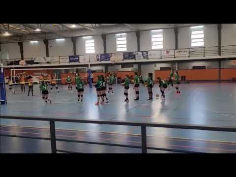 Bloopers no aquecimento do jogo Lobatos Volley vs Sporting CP