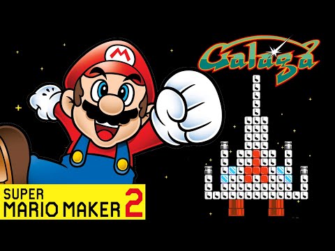 Super Mario Maker 2: Galaga Showcase