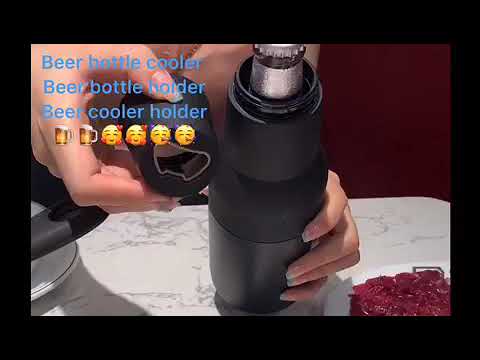 Double Walled Stainless Steel Beer Can Bottle Keeper , Slim Can Cooler , 12 OZ Slim Can Insulator