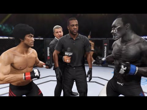 Bruce Lee vs. Xenomorph (EA Sports UFC 2) - CPU vs. CPU