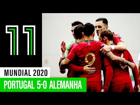 SN Futsal: Portugal 5 - 0 Alemanha