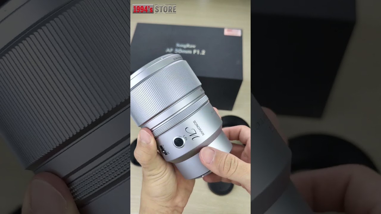 Video SongRaw M-Simplify 50mm F1.2 AF Titanium Full-Frame For Sony E/Nikon Z/Leica L