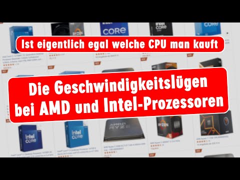 Die Prozessor-Geschwindigkeitslügen von Intel und AMD mit Takt - Turbo-Boost - Basistakt