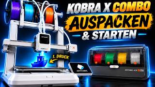 🔥Anycubic Kobra X Combo im Test: Auspacken, Montage, Er