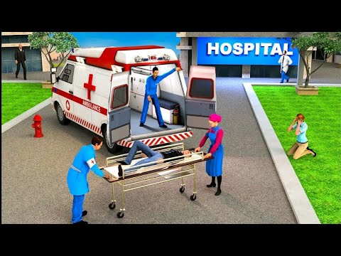 Ambulance Robot Car Transform - Emergency Robot City Rescue Simulator - Android ios Gameplay