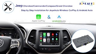 How to Install JoyeAuto Wireless Apple CarPlay & Android Auto Interface for JEEP Uconnect 8.4"