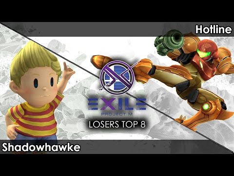 Project M: Shadowhawke (Lucas) V Hotline (Samus) - Exile 86 Tournament SSBPM