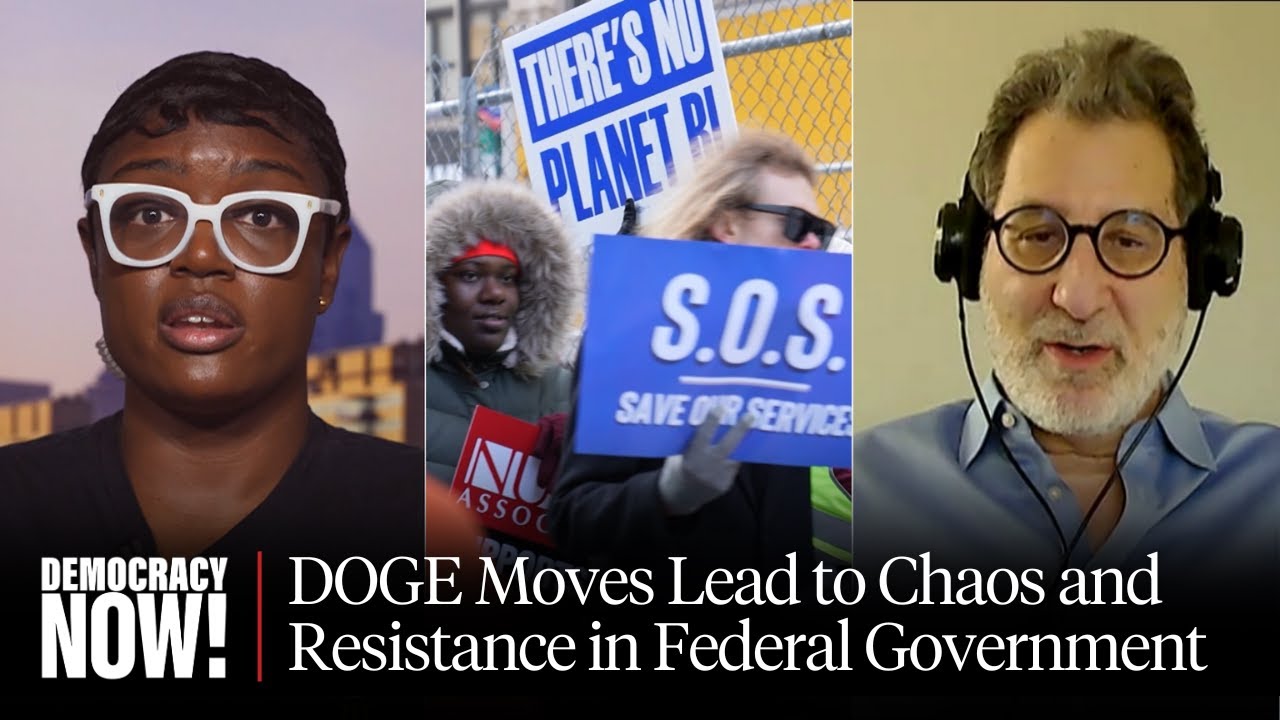 As Musk Slashes Federal Gov't & Fires Thousands, Workers, Trump Appointees, Judges & Media Push Back