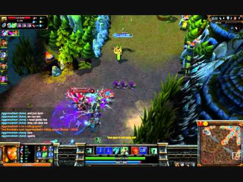 LoL League of Legends PvP Cassiopeia - 4v5 Solo Ranked Elo Hell Full Game