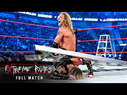 FULL MATCH: Edge vs. Jeff Hardy — World Heavyweight Title Ladder Match: WWE Extreme Rules 2009