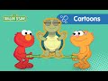 Elmo Zoe Play Limbo Learn About Over And Under Takalani Sesame