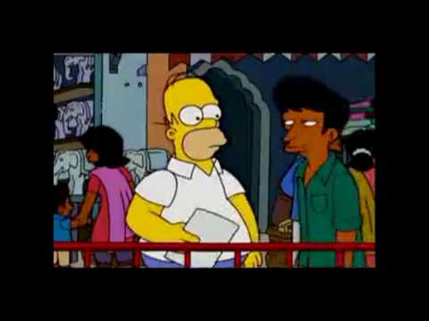 Homer Looks for Apu's Brother (Kiss Kiss, Bang Bangalore)