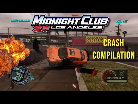 Midnight Club Los Angeles Brutal Crashes and Fails Compilation 2023
