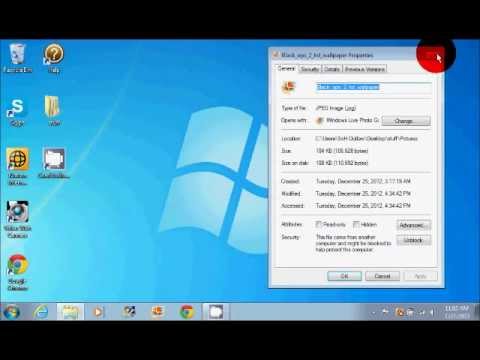 How to change your desktop background on Windows 7 Starter | Video & Photo