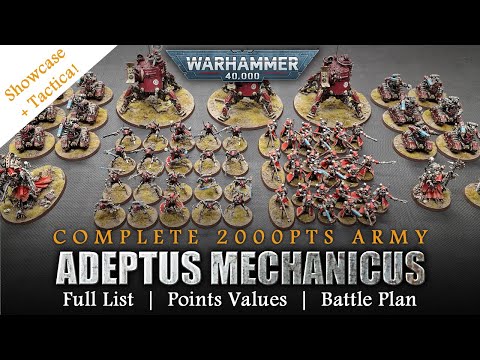 ADEPTUS MECHANICUS (Ad Mech) 10th Edition 2000pts List Warhammer 40K Complete Army