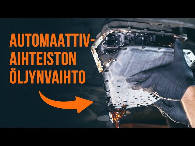 Katso video-opas kuinka vaihtaa ATF öljy VOLVO EC40-mallin