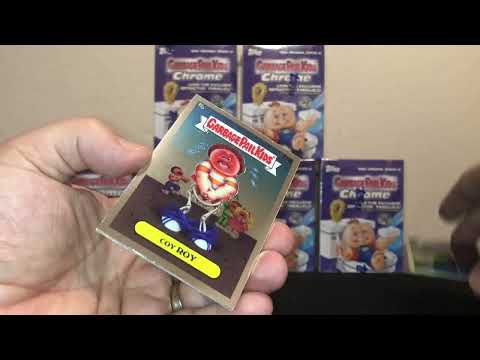 Garbage Pail Kids Chrome 6 Blaster Box Opening (Prism 136/199)