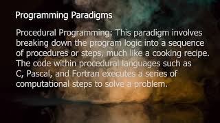 OOP Basics: Programming Paradigms [Part 1]
