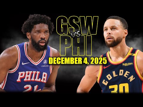 Golden State Warriors gegen Philadelphia 76ers – Spielzusammenfassung vom 4. Dezember 2025 | NBA-...