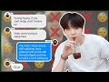BTS text - Yoongi can't sleep?!