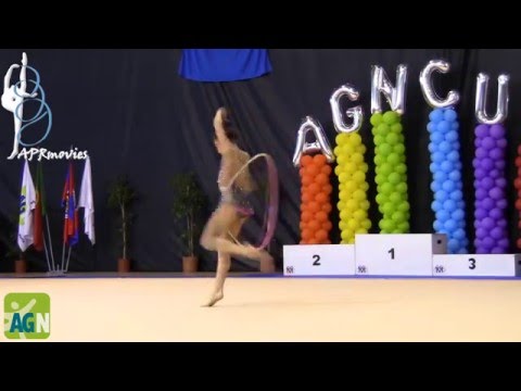Elizaveta Iampolskaia - RhytmoCats (LUX) - Arco (Hoop) - Junior - AGN Cup 2016