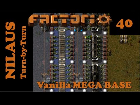 Factorio S7E40 - Steel smelting in the MEGA BASE